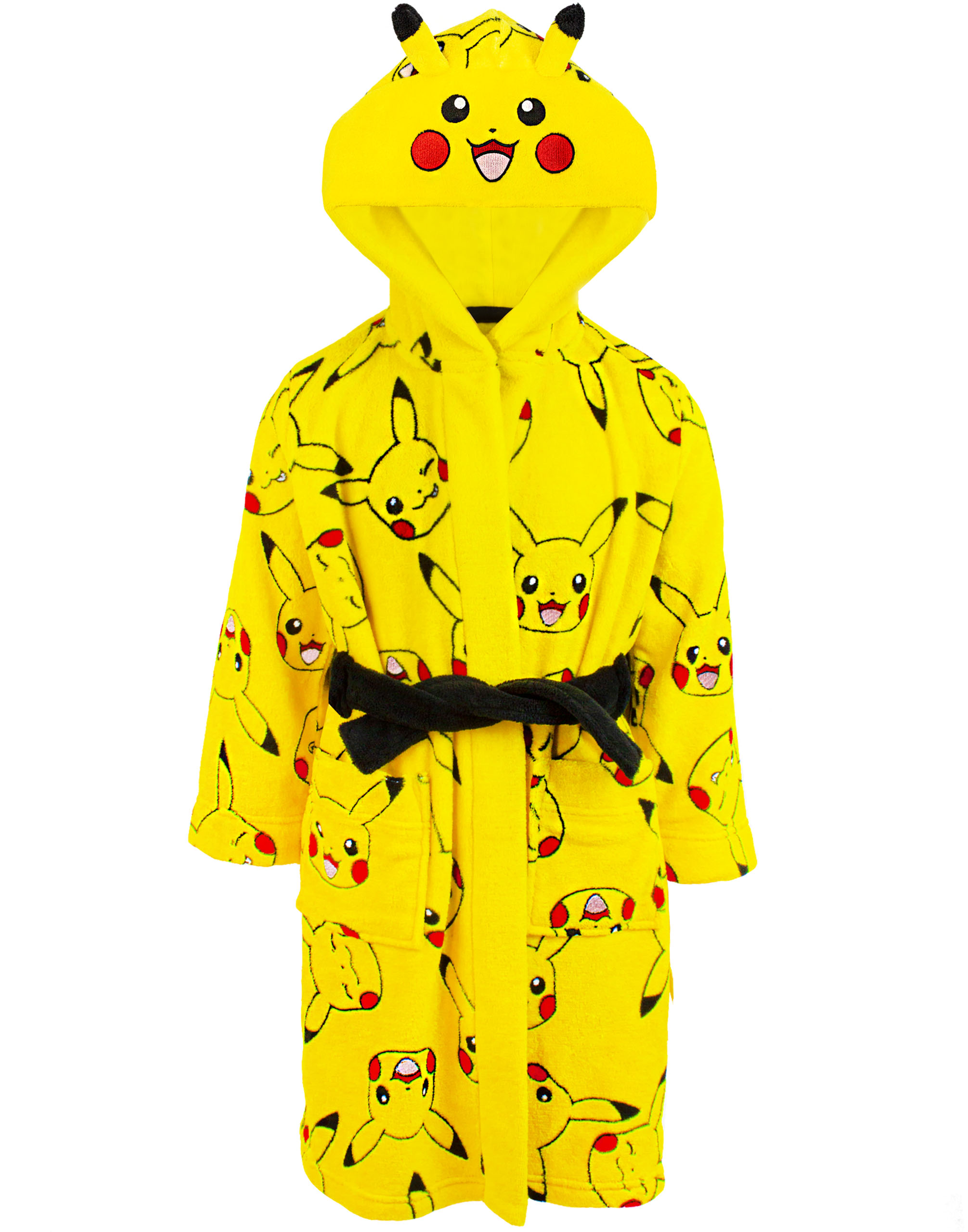 Pokemon Dressing Gown Boys Girls Pikachu Kids Pocket Bathrobe eBay